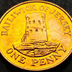 Moneda exotica 1 PENNY - JERSEY, anul 2014 *cod 911