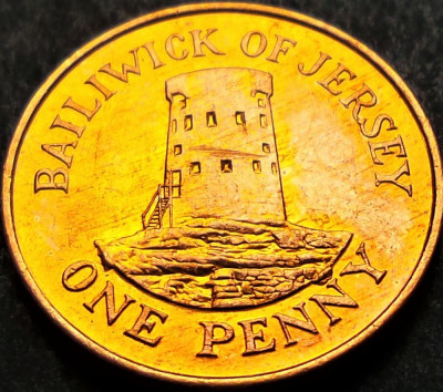 Moneda exotica 1 PENNY - JERSEY, anul 2014 *cod 911 foto