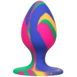 Calexotics-Cheeky Medium Tie-dye Plug Anal-Silicon, Ventuza