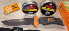 - 1.000 ALICE CAPSE 4.5 MM 0.49 GR. GAMO MAGNUM + cutit gerber bear grylls foto