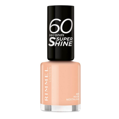 Lac de Unghii Rimmel London 60 Seconds 401 Nude Nostalgia, 8 ml, Nude, Lac de Unghii Nude, Lac de Unghii Nude, Oja de Unghii Manechiura, Produse Ingri foto