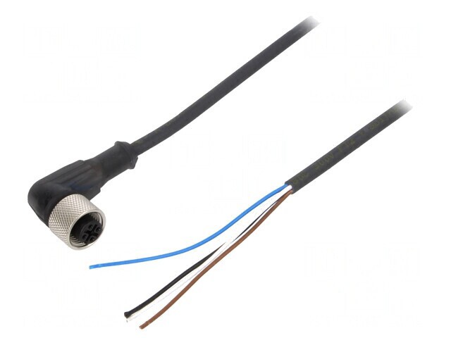 Cablu Conectare M12 &icirc;n Unghi 10m 250VAC 4A