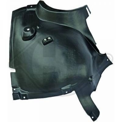 Carenaj roata Mercedes Clasa CLK (C209) 06.2002-03.2010, partea Stanga, punte fata partea din Fata 2098840522, 5071FL2T Model COUPE