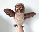 Marioneta bufnita, papusa de mana, teatru papusi copii