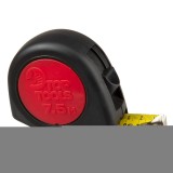Ruleta uz casnic cu banda din otel, 7,5 m x 25 mm, TOP TOOLS