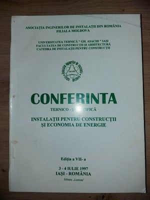 Conferinta tehnico-stiintifica: Instalatii pentru constructii si economia de energie (ed. VII) foto