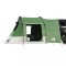 vidaXL Cort auto pentru 2 persoane, verde, impermeabil 4009506