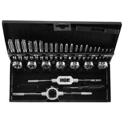 Set tarozi si filiere M3-M12 32 piese TOPEX 14A426 HardWork ToolsRange foto