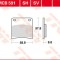 Set placute frana fata TRW MCB591 - Suzuki GSX 600 F (88-97) - GSX 750 F 89-97) - GSX 1100 F (88-96) 4T LC 600-750-1100cc