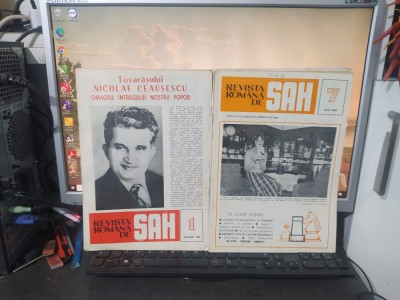Revista rom&amp;acirc;nă de șah nr. 1-4, 6-12 1986, Elisbeta Polihroniade, 132 foto