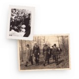 Marele Voevod de Alba-Iulia, Mihai, la sădirea pomilor &icirc;n comuna Pasărea, două fotografii de epocă, 2 aprilie 1938