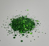 Chunky Glitter Dark Green, Erfello Candle Co