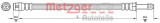 Conducta / cablu frana VW TRANSPORTER V caroserie (7HA, 7HH, 7EA, 7EH) (2003 - 2016) METZGER 4110434