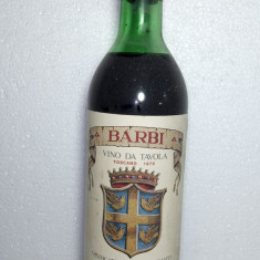 B 11 - VIN ROSU DI MONTALCINO, BARBI, ITALY, recoltare 1979 CL 72 gr 13,5