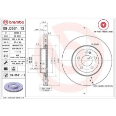 Set disc frana Mercedes Clasa C (W205) 07.13-02.23, Clasa C Convertible (A205) 06.16-04.23, Clasa C Coupe (C205) 10.15-04.23, Clasa C T-Model (S205)