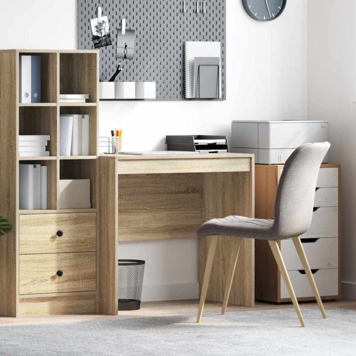 vidaXL Birou Stejar sonoma 80 x 50 x 76 cm Lemn compozit 869428