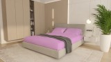 Cumpara ieftin Cearceaf de pat cu elastic Microfibra 160x200cm +2 Fete Perna
