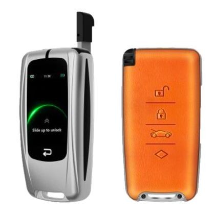 Cheie smart universala touch screen si display color keyless entry argintiu MH10 CarStore Technology