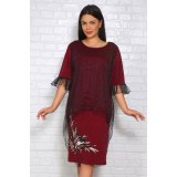 Rochie de Ocazie Bonita Bordo - 60Marimea