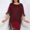 Rochie de Ocazie Bonita Bordo - 58Marimea