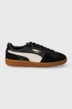 Puma sneakers din piele Palermo culoarea alb, 396464