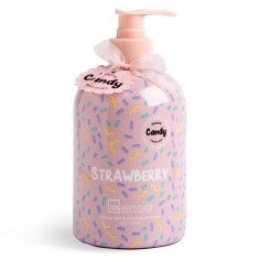 Sapun lichid cu aroma de capsuni Candy IDC Institute 42110, 500 ml