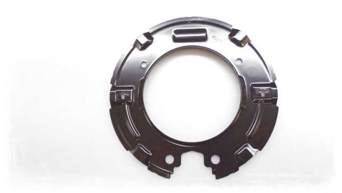 Protectie disc frana Bmw Seria 1 (E81/E82/E87/E88), Seria 3 (E90/E91), Seria 4/4 Gc (F32/F33/F36/F82/83), montare Spate, Stanga=Dreapta, otel galvani