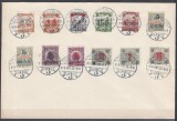 ROMANIA1919 BANAT EMISIUNEA TIMISOARA SUPRATIPAR+PORTO/PLIC STAMPILAT TEMESVAR