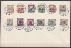 ROMANIA1919 BANAT EMISIUNEA TIMISOARA SUPRATIPAR+PORTO/PLIC STAMPILAT TEMESVAR