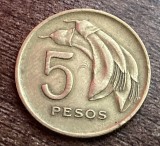 C50 - Moneda foarte veche - Uruguay - 5 pesos - 1968