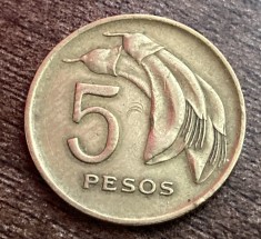C50 - Moneda foarte veche - Uruguay - 5 pesos - 1968