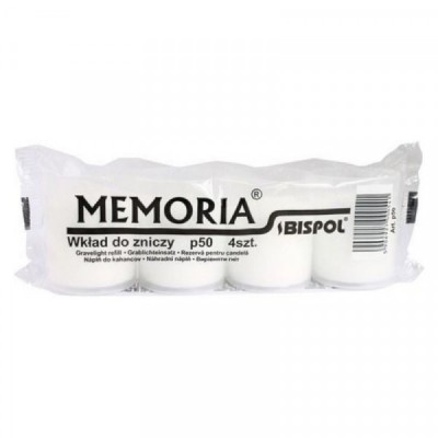 Set 4 Rezerve Candele Albe P50 A4 Bispol 18h DNC17284 foto