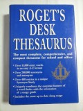 ROGET&#039;S DESK THESAURUS * The most complete, comprehensive, and compact thesaurus for school and office. -