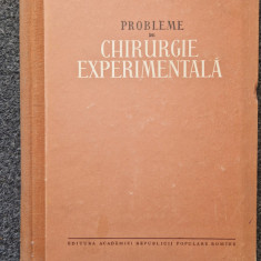 PROBLEME DE CHIRURGIE EXPERIMENTALA - Ghitescu