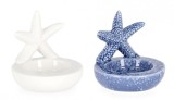 Cumpara ieftin Set 24 suporturi lumanari portelan Stea de Mare 8.1x7.4x7.9 cm