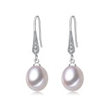 Cumpara ieftin Cercei argint 925, JW1564, model perla, placati cu rodiu