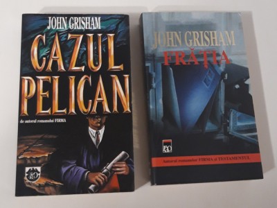 John Grisham Fratia / Firma / Cazul Pelican / Fotbal si pizza patru volume foto