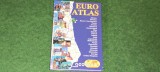EURO ATLAS - GEOCART IMPECABIL FORMAT 29 X 19 CM 480 PAGINI.
