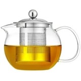 Ceainic din sticla Borosilicata cu infuzor metalic, 650 ml