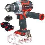 Einhell TP-CD 18/60 Li BL PXC + Twinpack + 4514095 - Masina de gaurit si insurubat 60 Nm + Set 2 acumulatori si incarcator Li-Ion 18 V 4 Ah