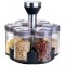 Set 6 recipiente condimente Suport rotativ Spice Rack OT-108 Wei A14792