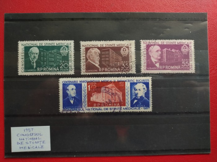 1957 - CONGRESUL NATIONAL DE STIINTE MEDICALE ( 1 )