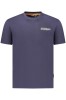 Napapijri Tricou barbati, cu imprimeu grafic pe fata si pe spate, Regular Fit, Bleumarin, S, 2XL, L, M, XL