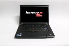 Laptop Lenovo ThinkPad T510, Intel Core i7 620M 2.67 GHz, 4 GB DDR3, 250 GB HDD SATA, DVDRW, WI-FI, 3G, Display 15.6inch 1600 by 900, Windows 10 Home foto