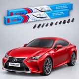 Cumpara ieftin Stergatoare Lexus RC Coupe C10 09.2014-prezent Set Fata Flat Premium TeamCar