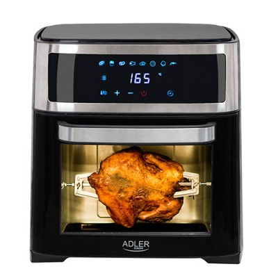 Cuptor fara ulei 8 in 1, 2500 W, capacitate 13 l, Adler AD6309 foto