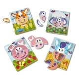 Set 4 puzzle Animale domestice - Melissa &amp; Doug