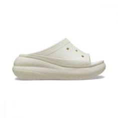 Papuci Crocs Classic Crush Slide Bej - Bone foto