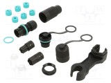 Conector alimentare AC terminal cu şurub tată mamă TH384 TECHNO