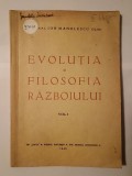 General Ion Manolescu (Glim) (dedicație / autograf) - Evoluția și filosofia războiului (1945)